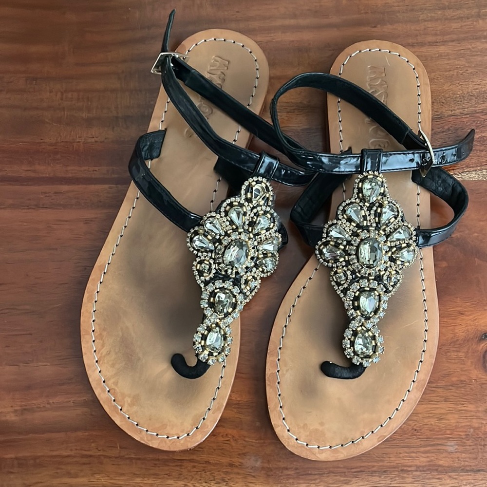 Mystique jeweled sandals